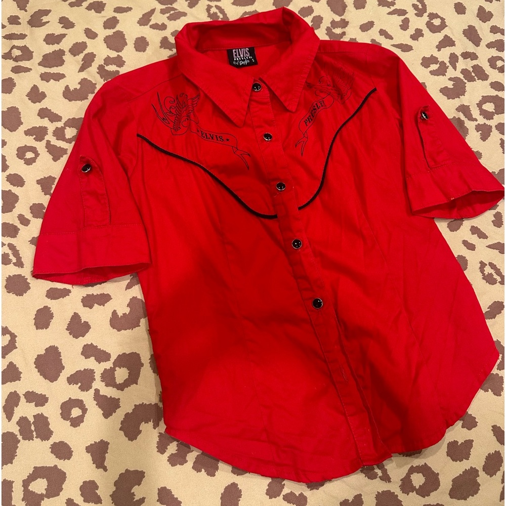 Super Rare Elvis Presley women’s honky tonk shirt by Steady
